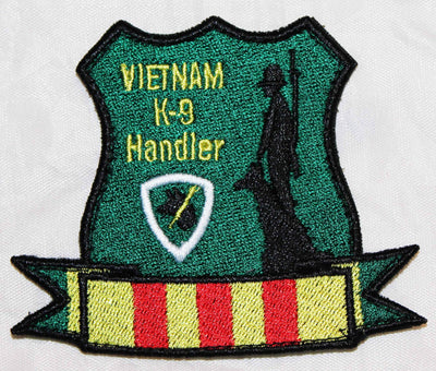 Vietnam K-9 / K9 Handler Custom Patch - 2 Pack